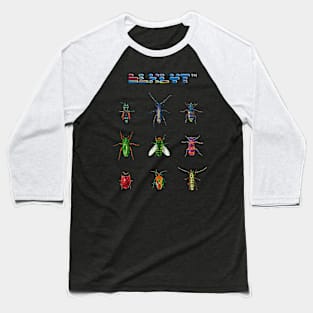 Byte-Sized Aberrations: A Cyberpunk Insect World Baseball T-Shirt